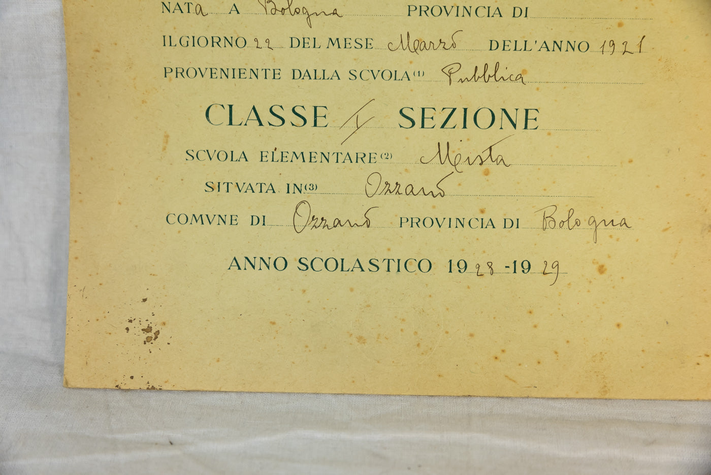 #6 pagelle scolastiche del Ventennio, foto 9