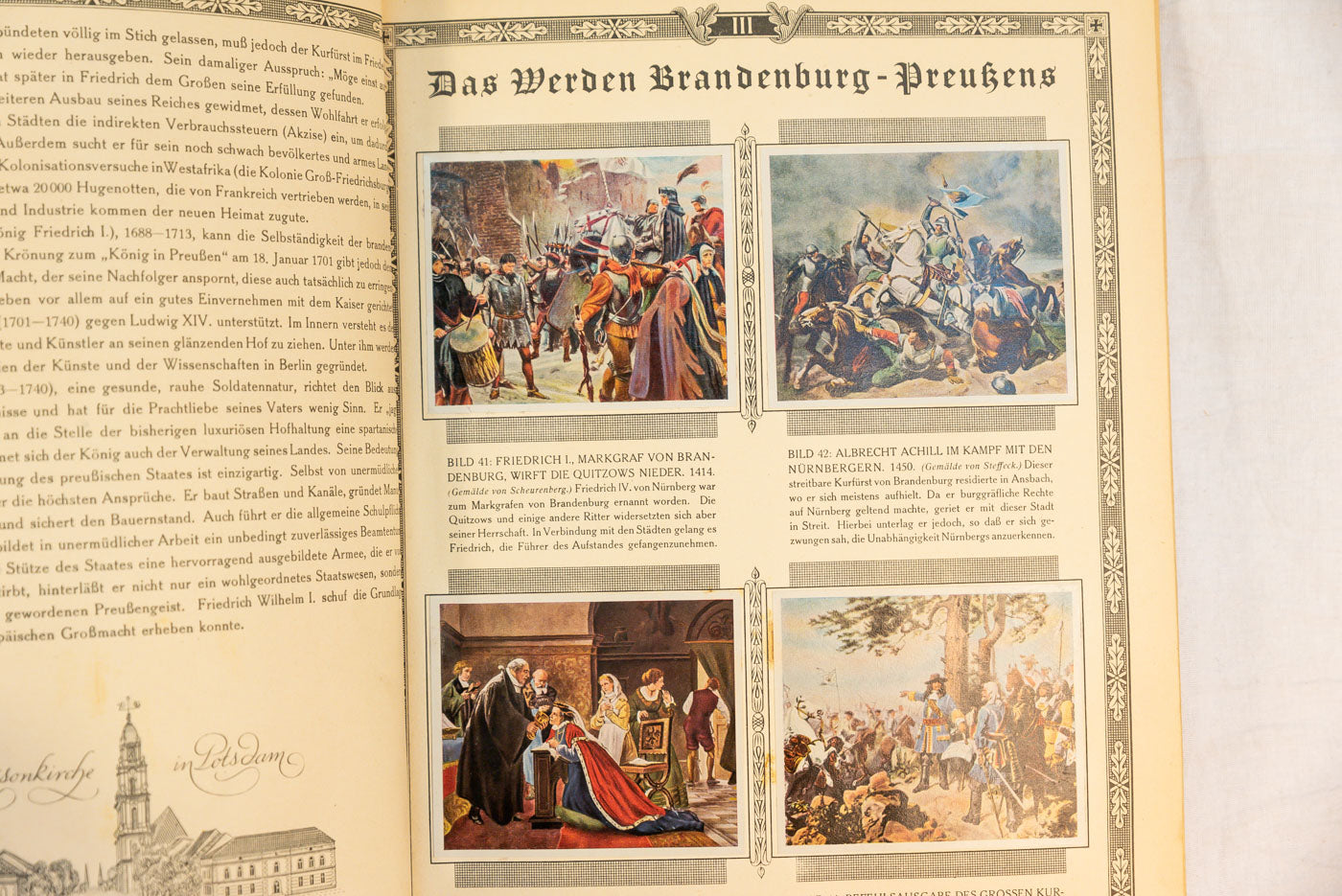 " Deutscher Geschichte" Album figurine