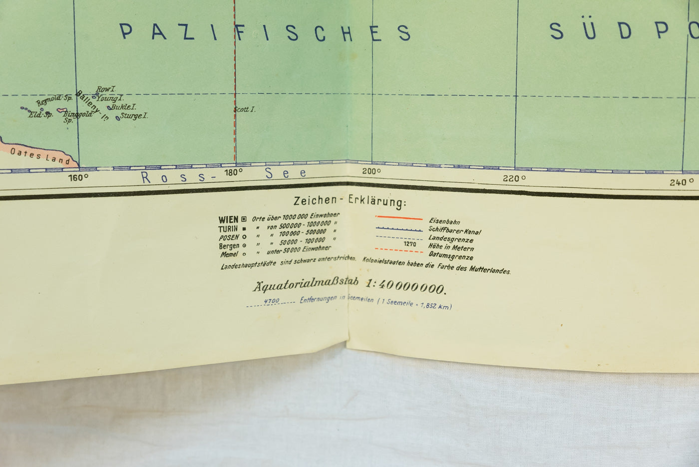 Karte der Weltmachte und Weltmeere OKH 1943