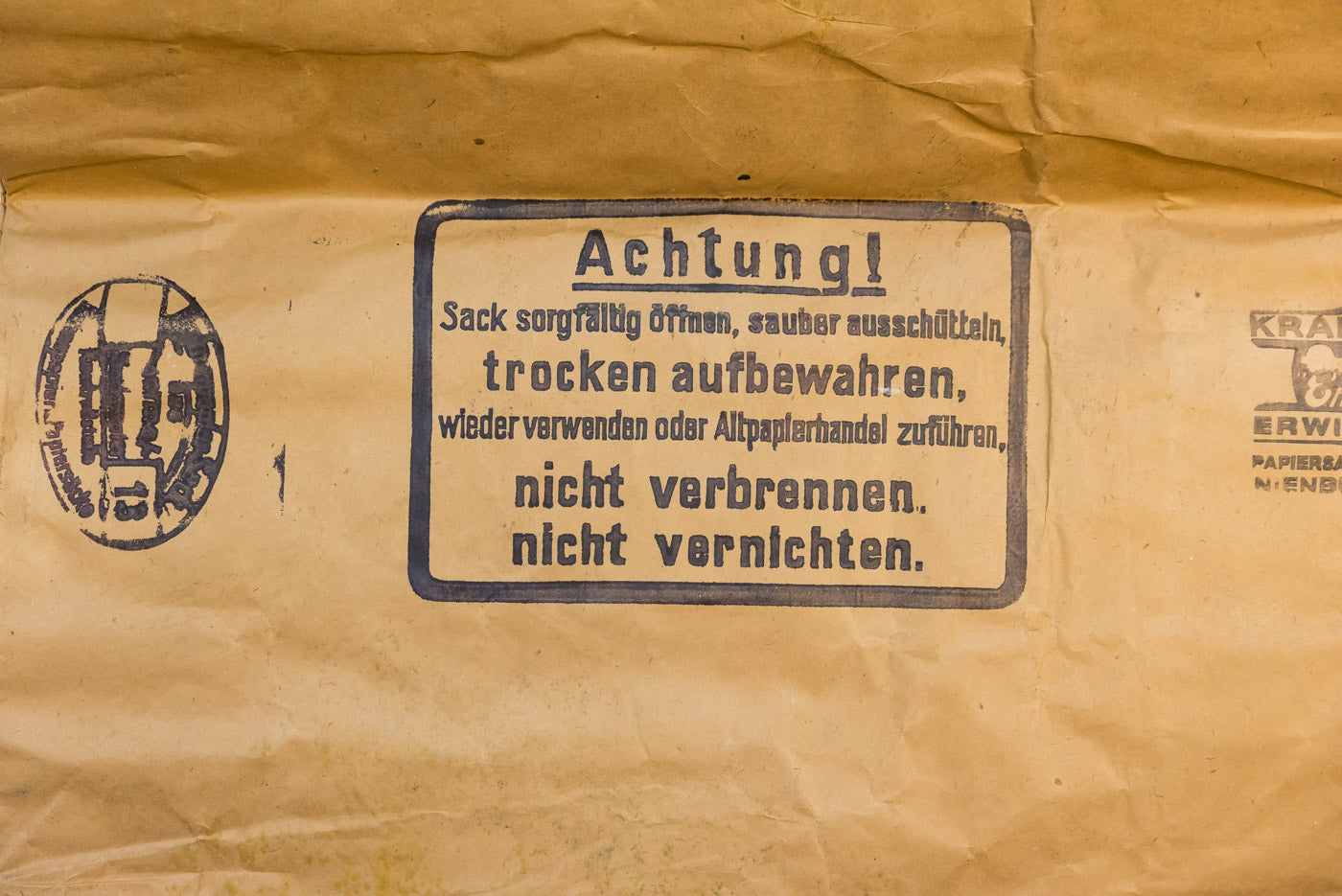 Sacco derrate alimentari città di Berlino WW2