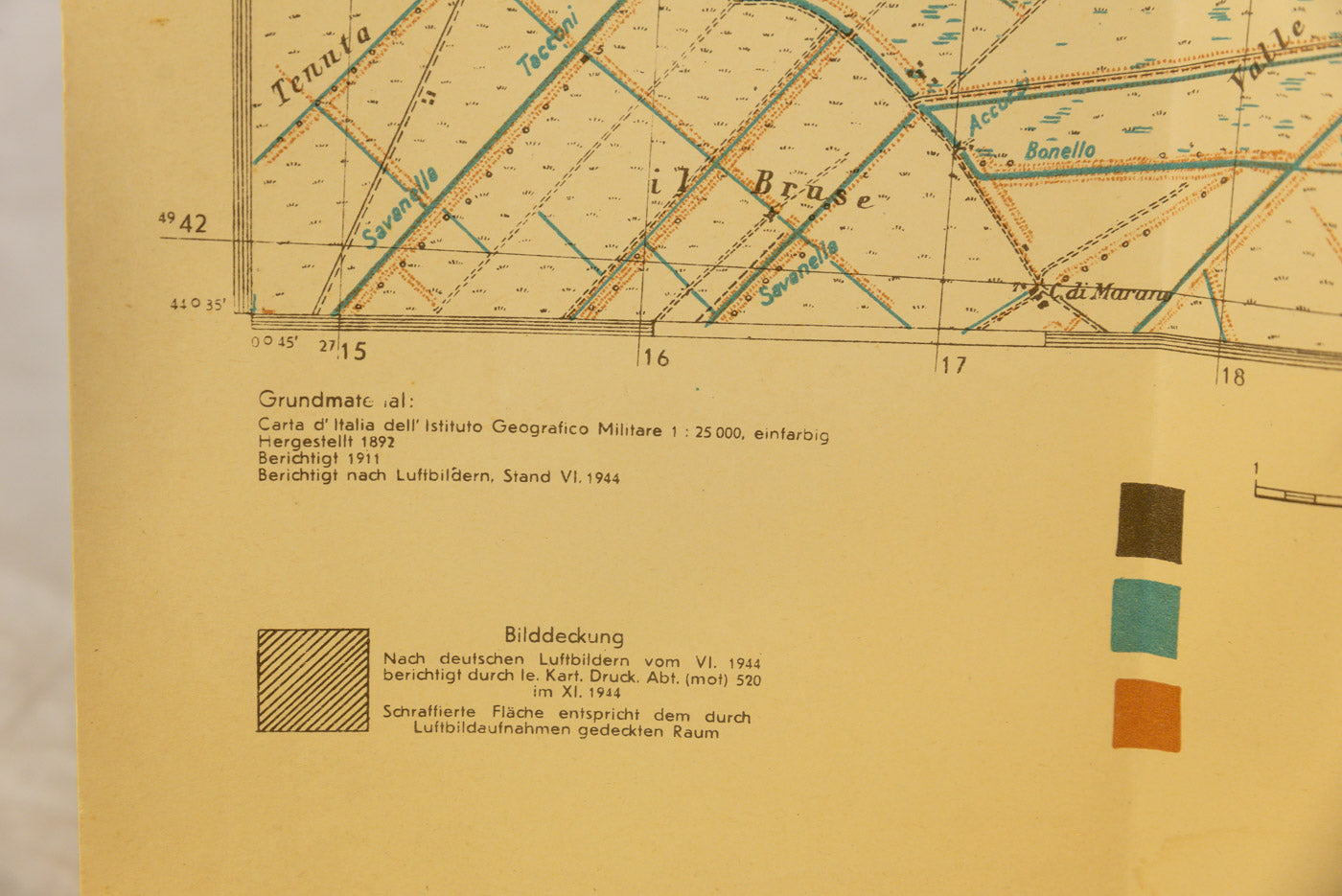 Deutsche Heereskarte 1944