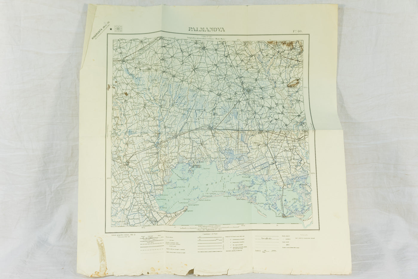 Carta militare Palmanova 1932