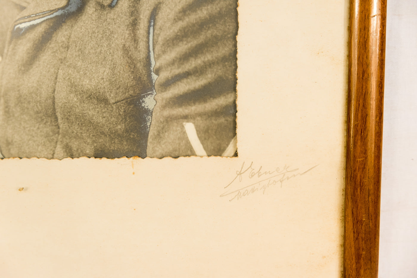 Foto da studio Luftwaffe in cornice di legno