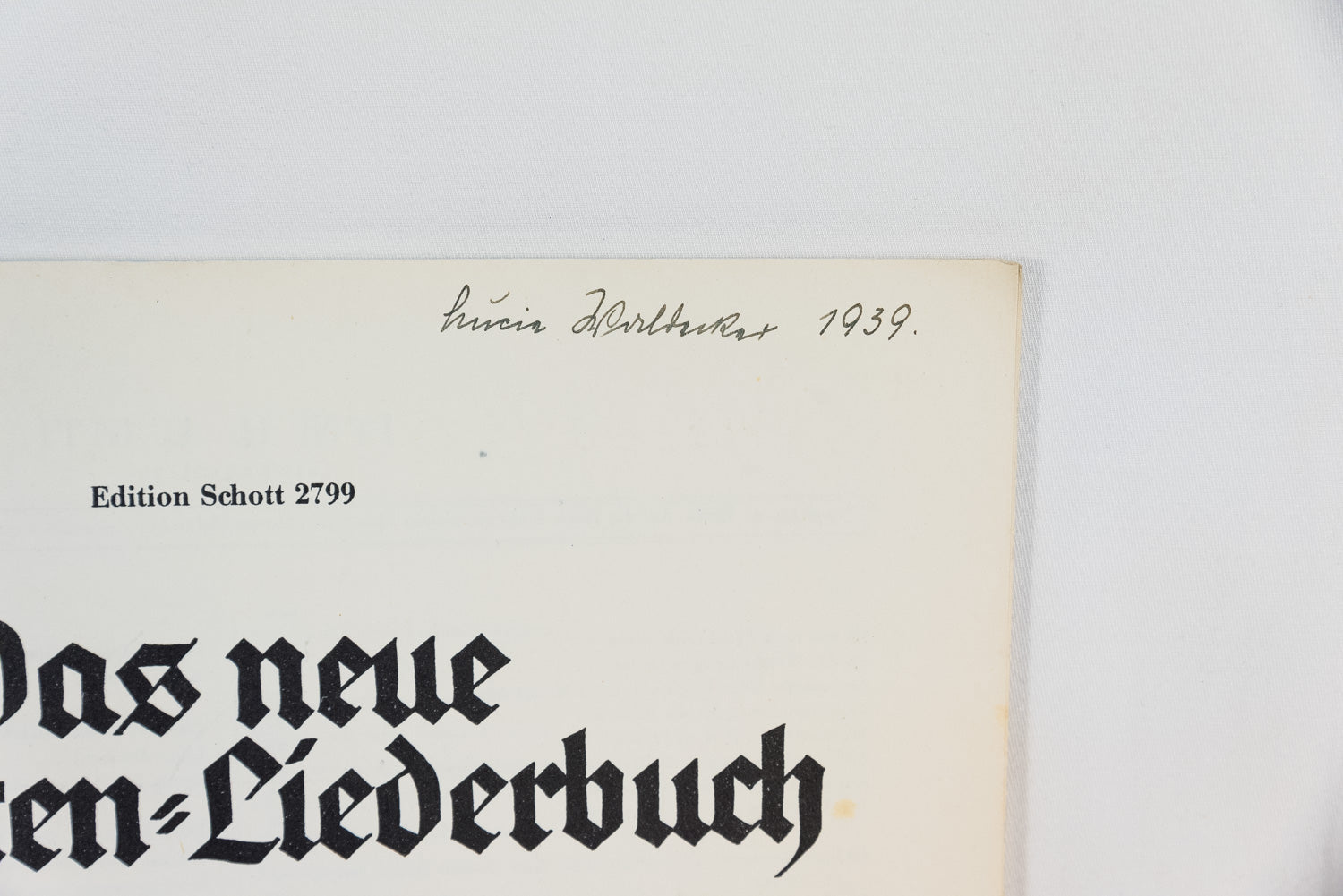 “Liederbuch” Libro formato A/4 ( cm 30x24)