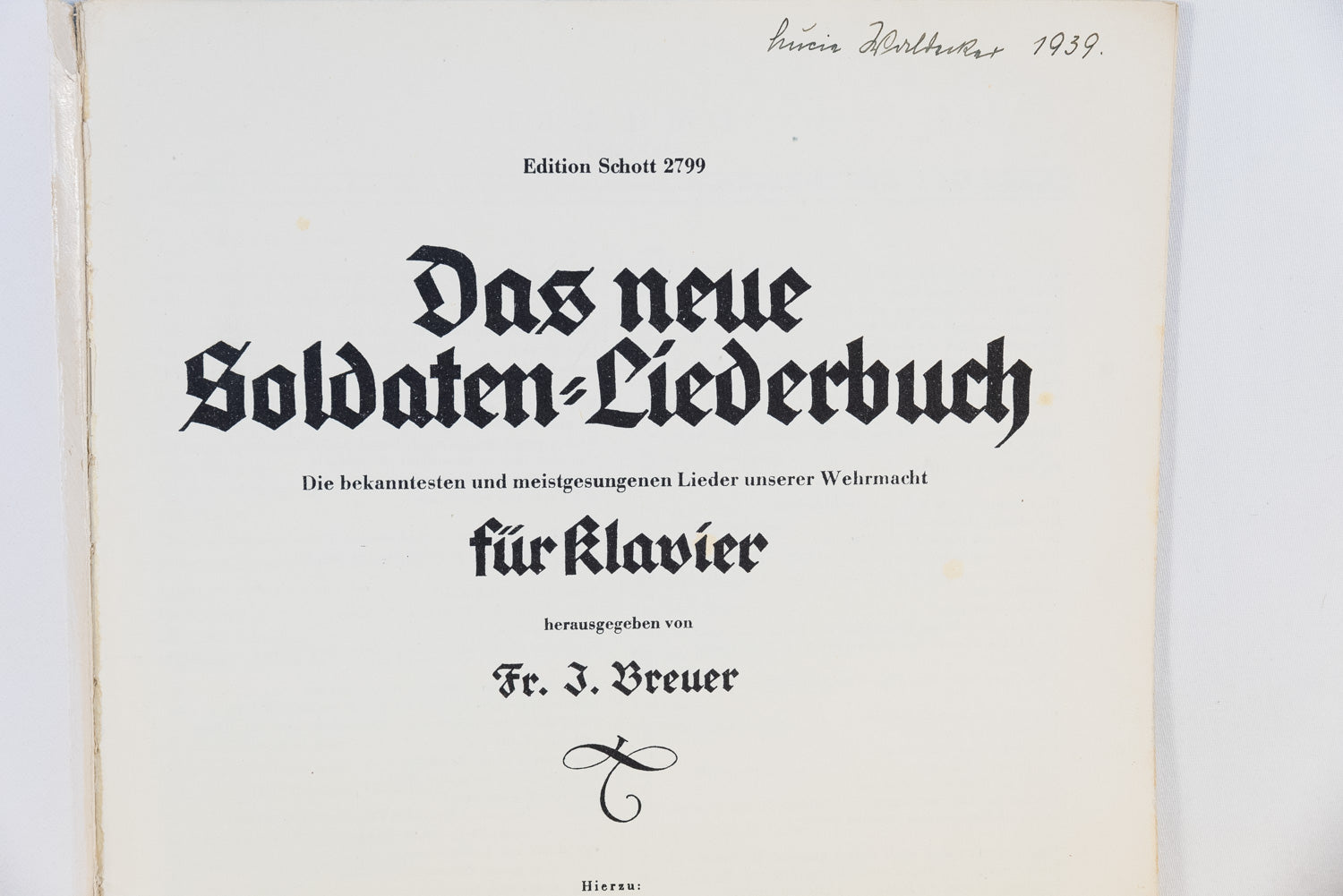 “Liederbuch” Libro formato A/4 ( cm 30x24)