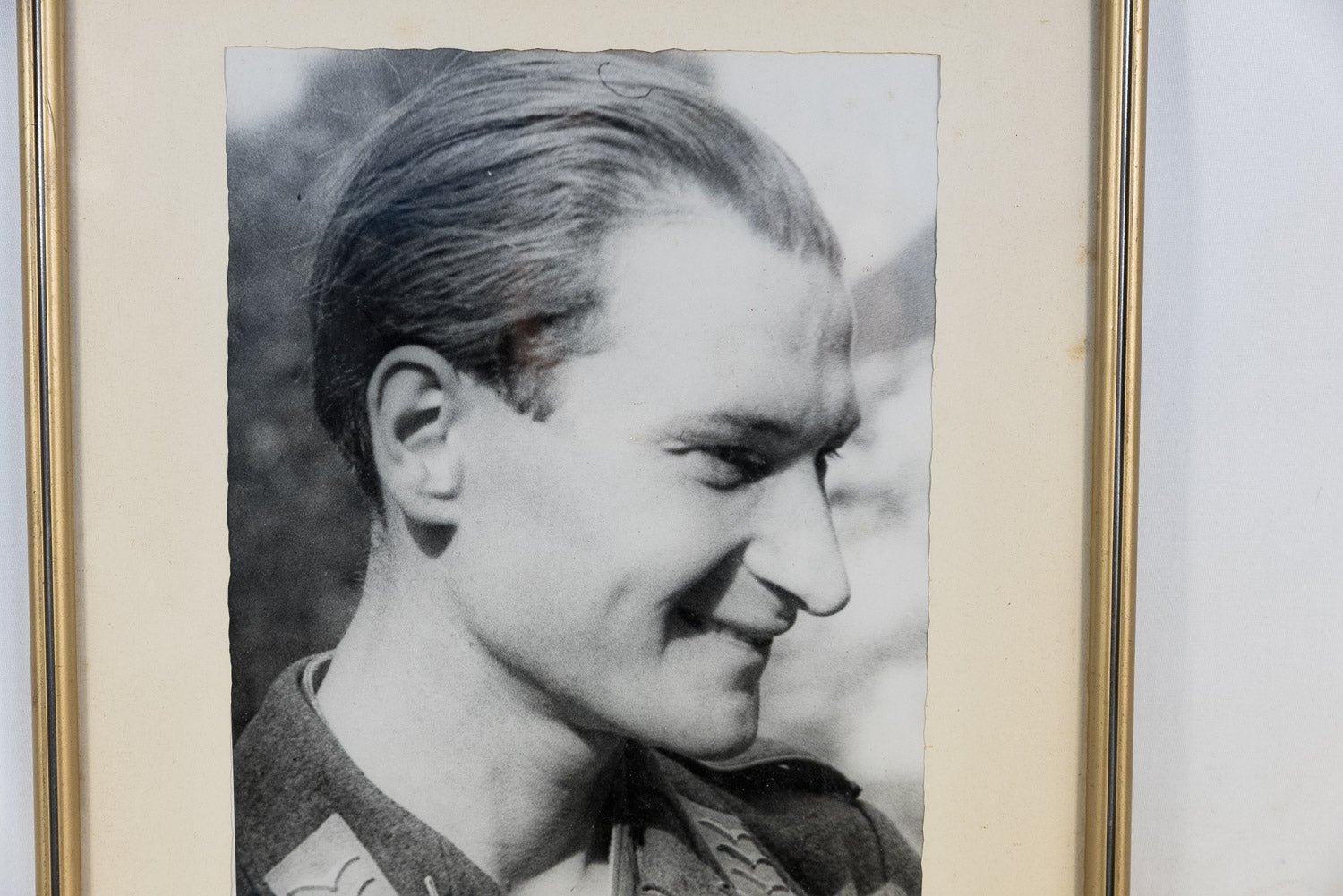 Foto da studio Luftwaffe in cornice di legno, dimensioni cm 31×25