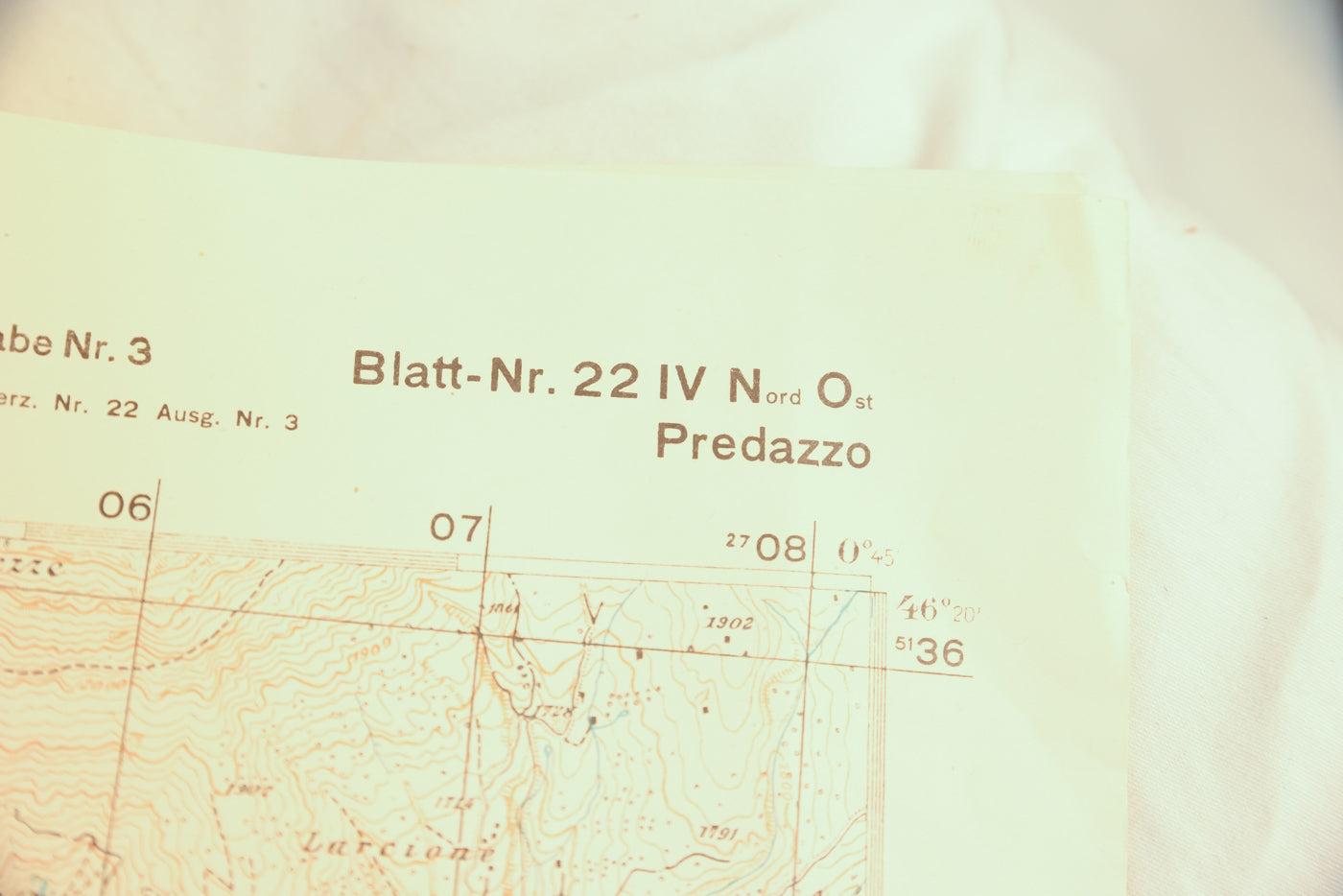 Deutsche Hereeskarte  Predazzo (TN) - 1943/44
