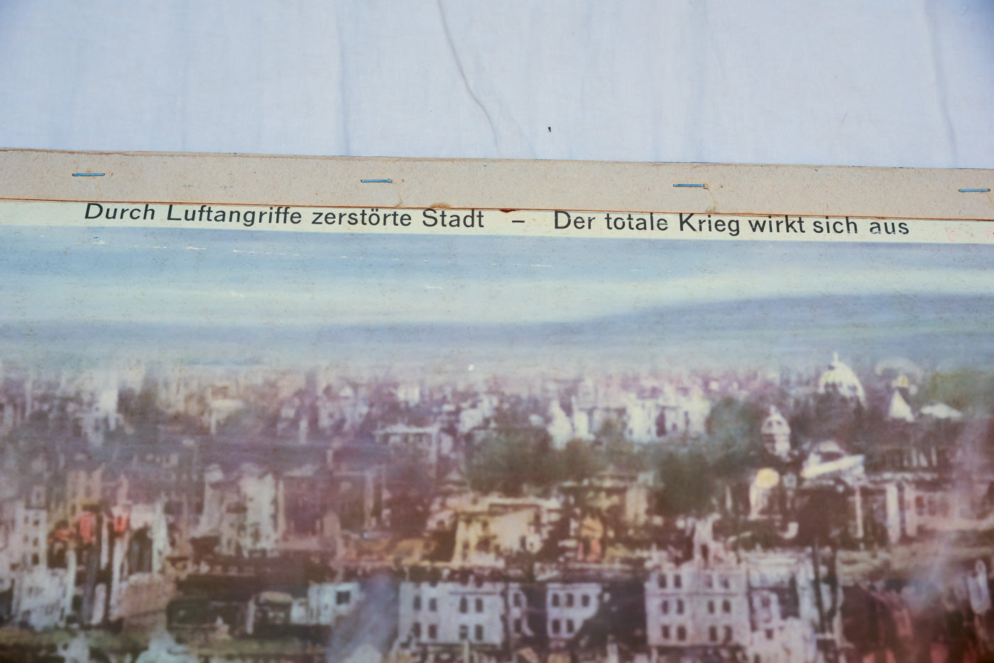 Poster didattico reversibile anni 50' Germania