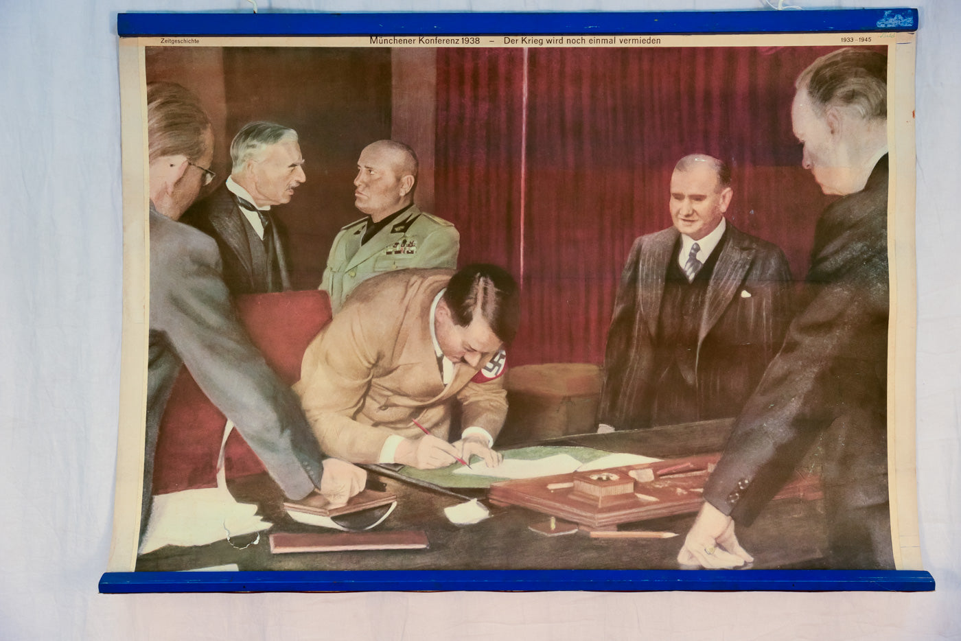 Poster didattico reversibile anni 50' Germania