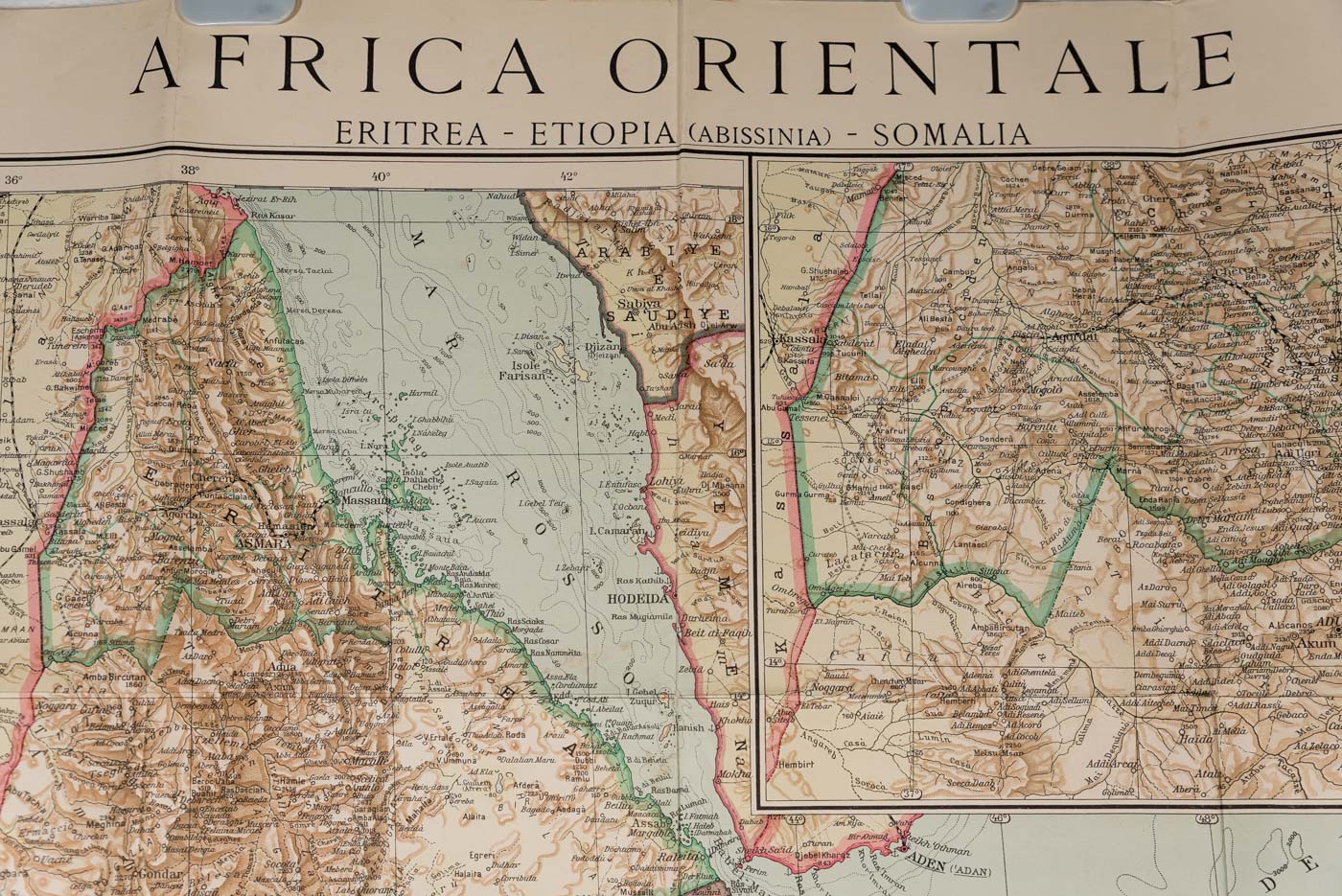 Carta geografica AOI a cura del CTI