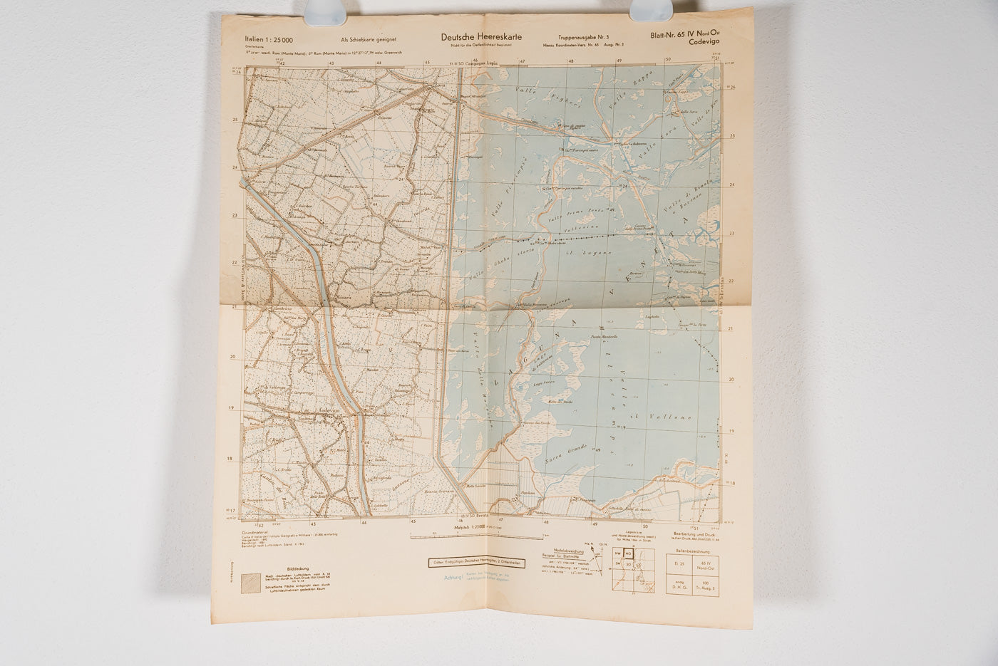 Deutsche Hereeskarte di Codevigo 1944