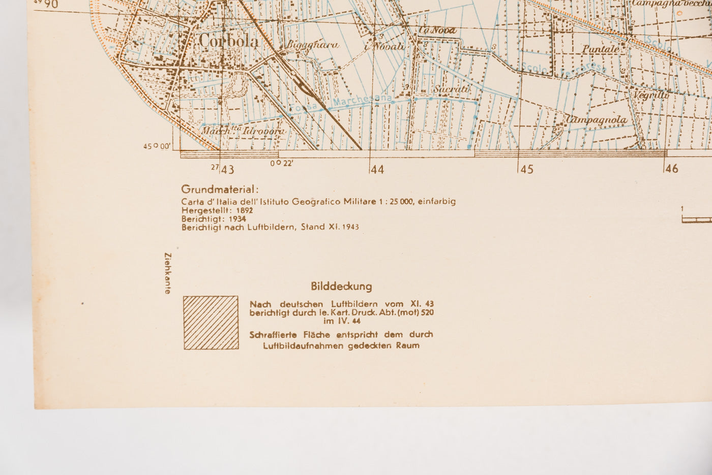 Deutsche Hereeskarte 1944