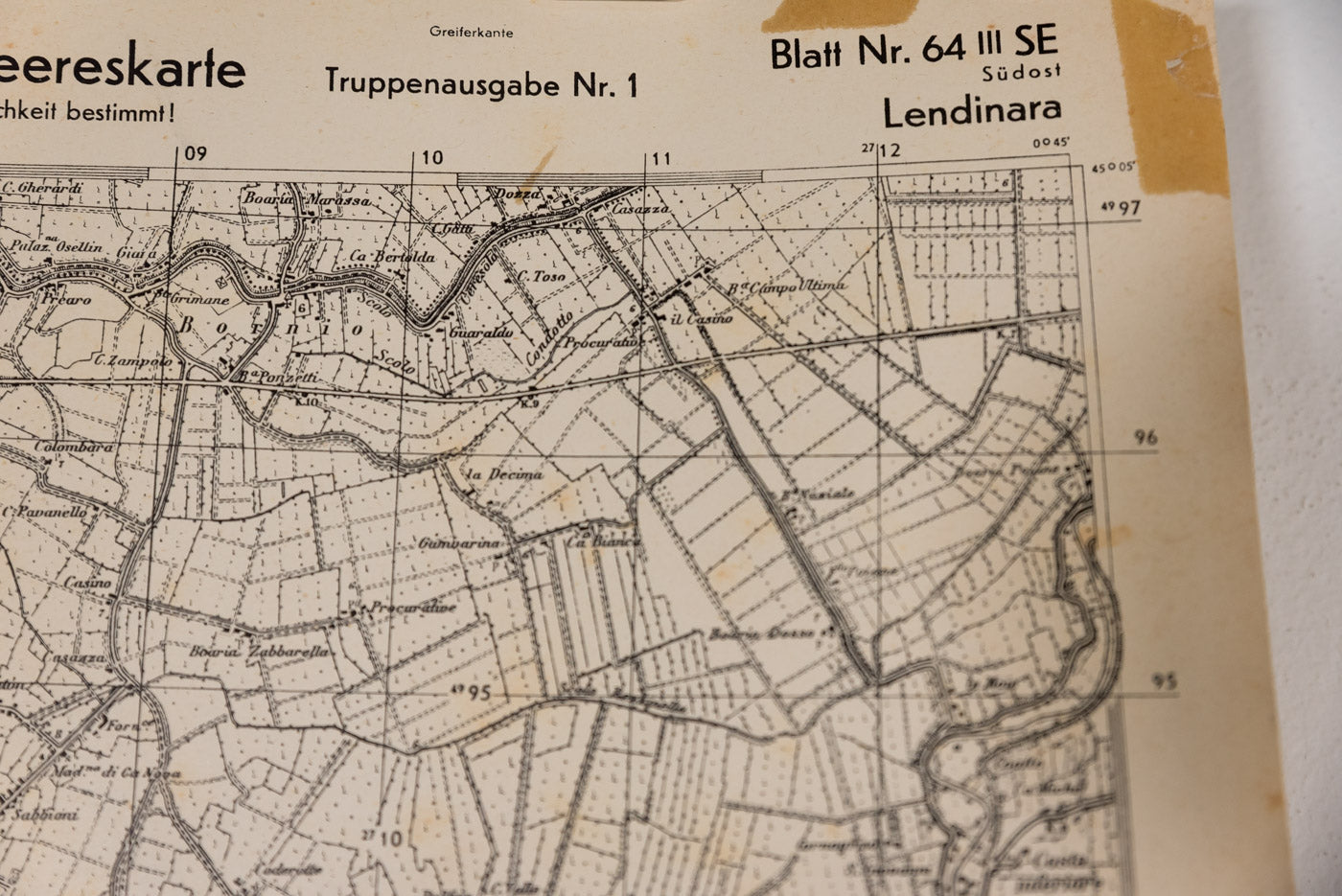 Deutsche Hereeskarte 1944