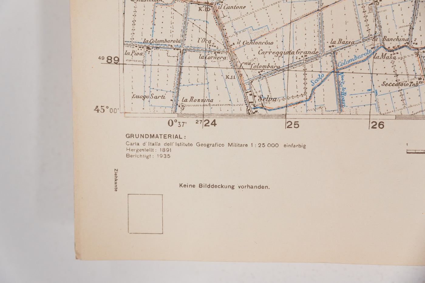 Deutsche Hereeskarte Villadose (RO) 1944