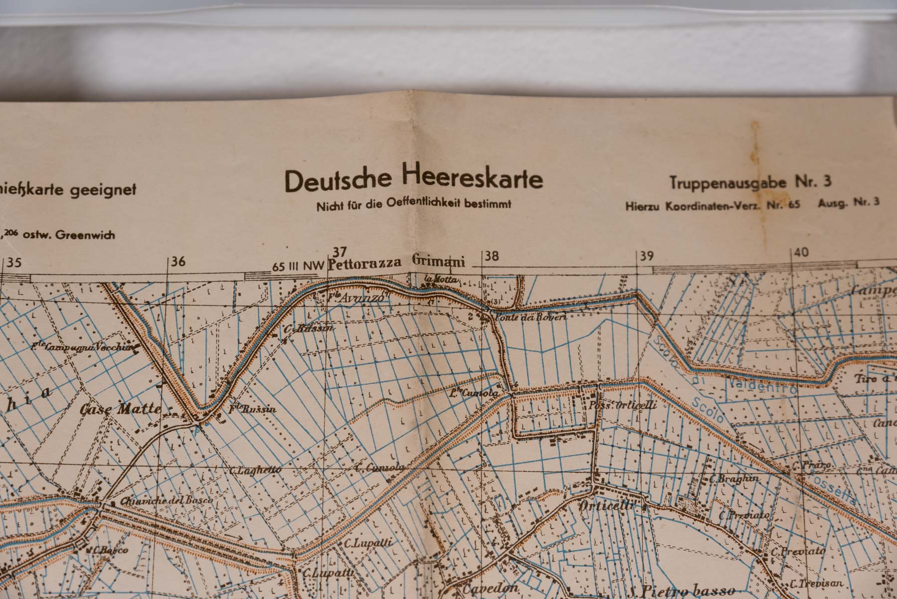 Deutsche Hereeskarte Adria (RO) 1944