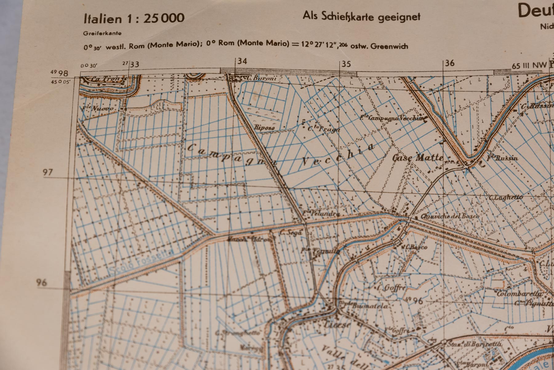 Deutsche Hereeskarte Adria (RO) 1944