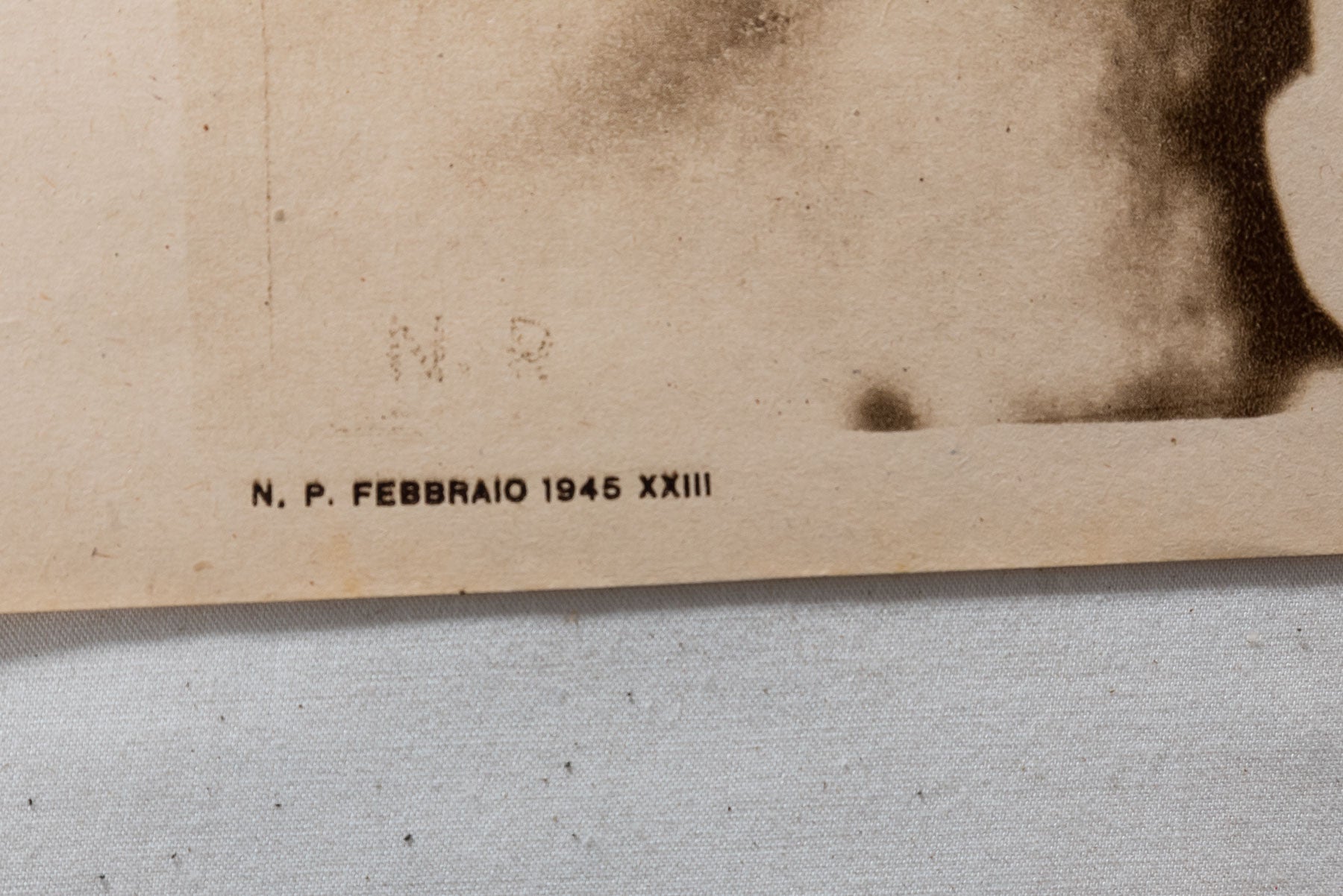 Manifesto Benito Mussolini - Milano 16/12/1945 - cm 50x35