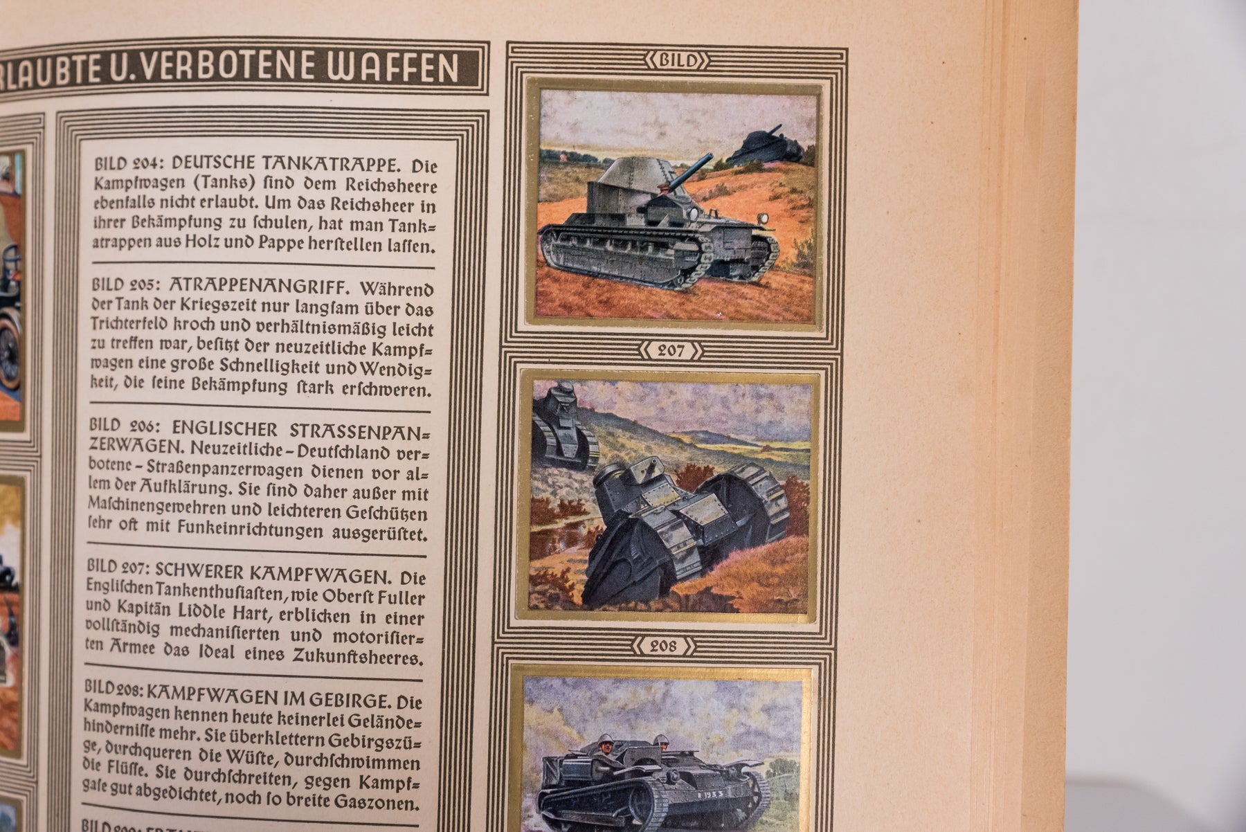 Album di figurine ” Die Reichwehr “