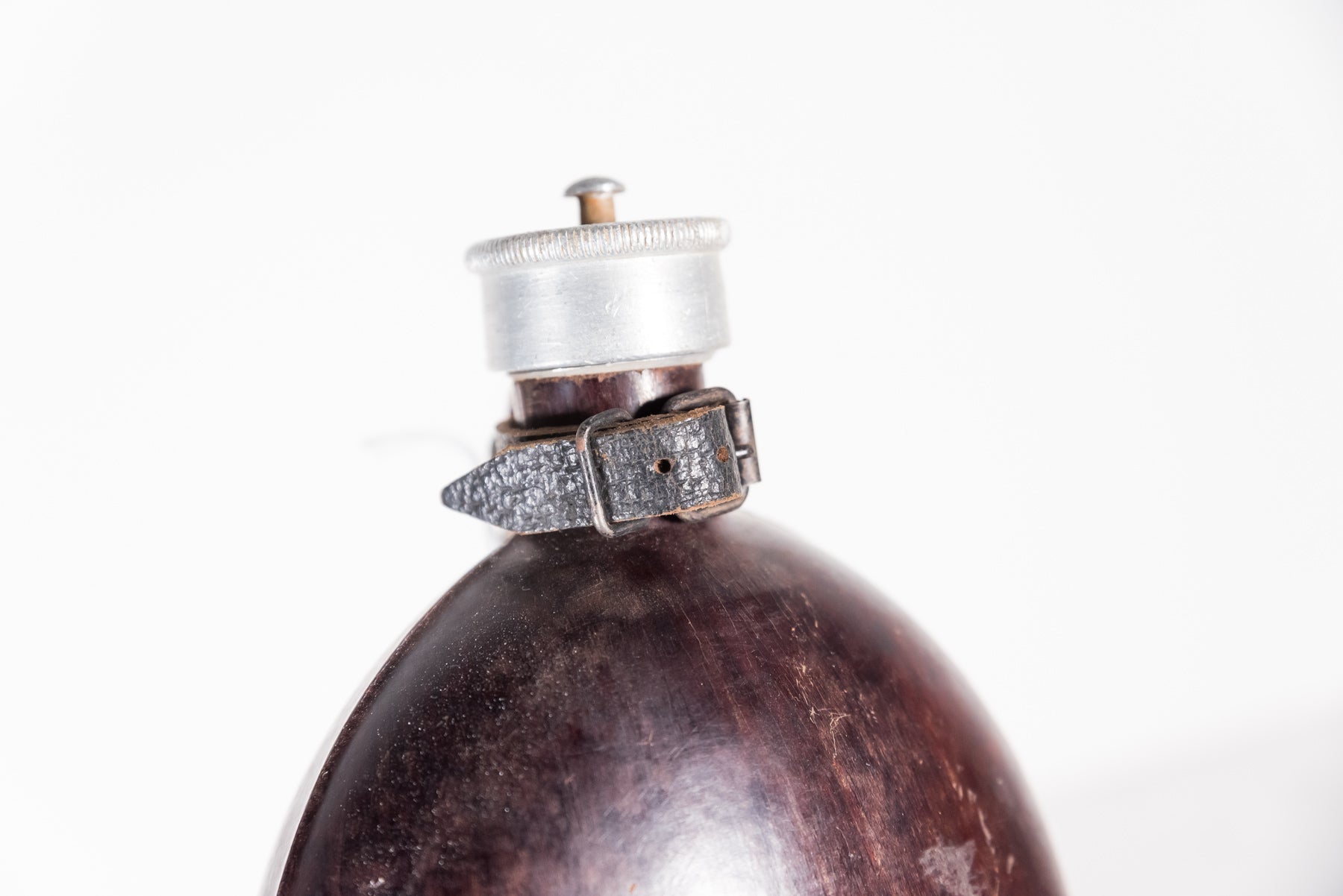 Borraccia "noce di cocco" in bakelite marcata Ritter D.R.P