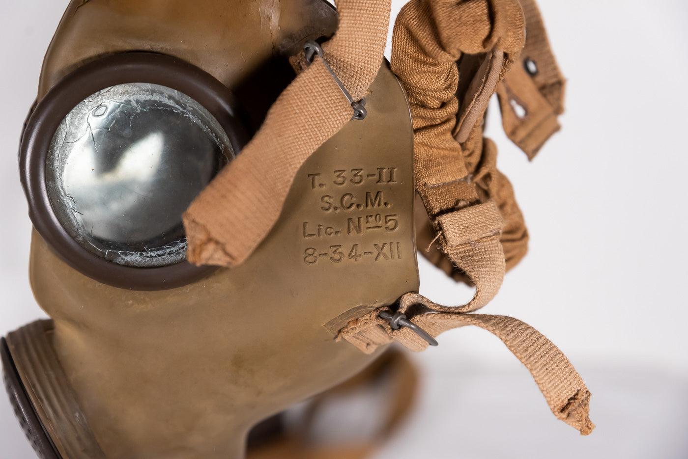 Maschera antigas T.33 S.C.M.