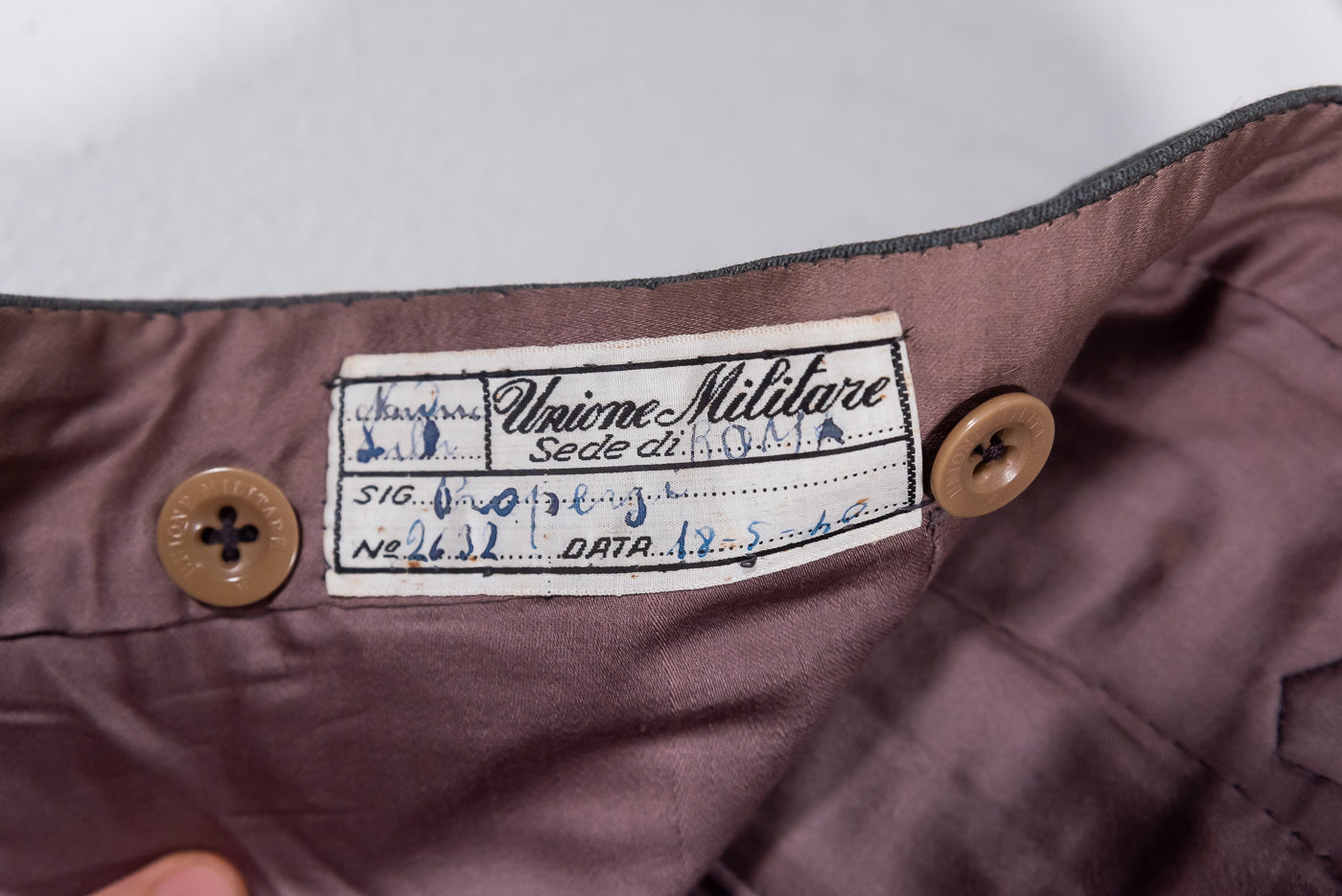 Pantaloni M.40 dritti Ufficiale REI