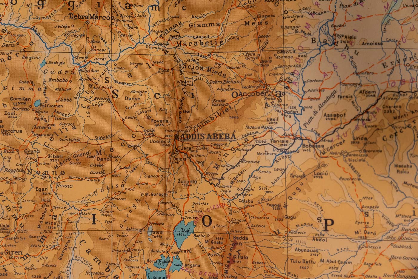 Carta geografica AOI