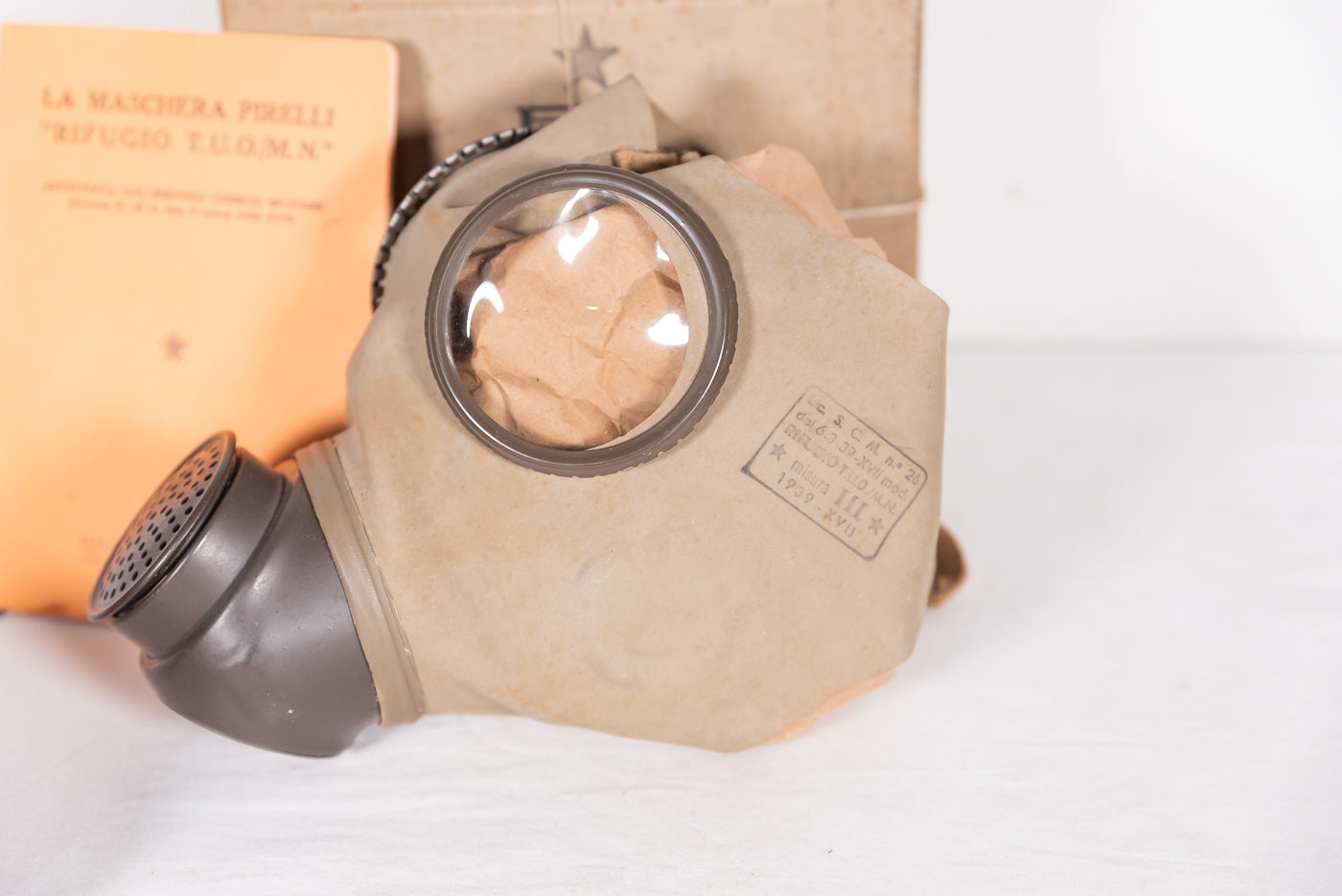 Maschera antigas "Rifugio" T.U.O./m.n - Pirelli