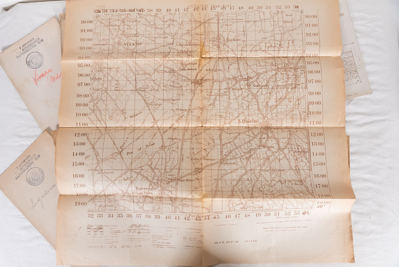 Carte topografiche militari REI WW1