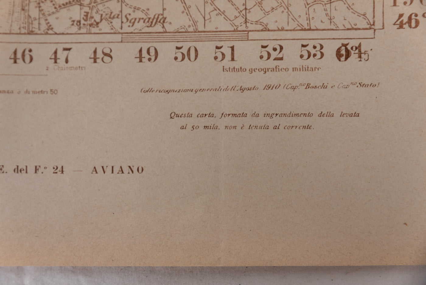 Carte topografiche militari REI WW1