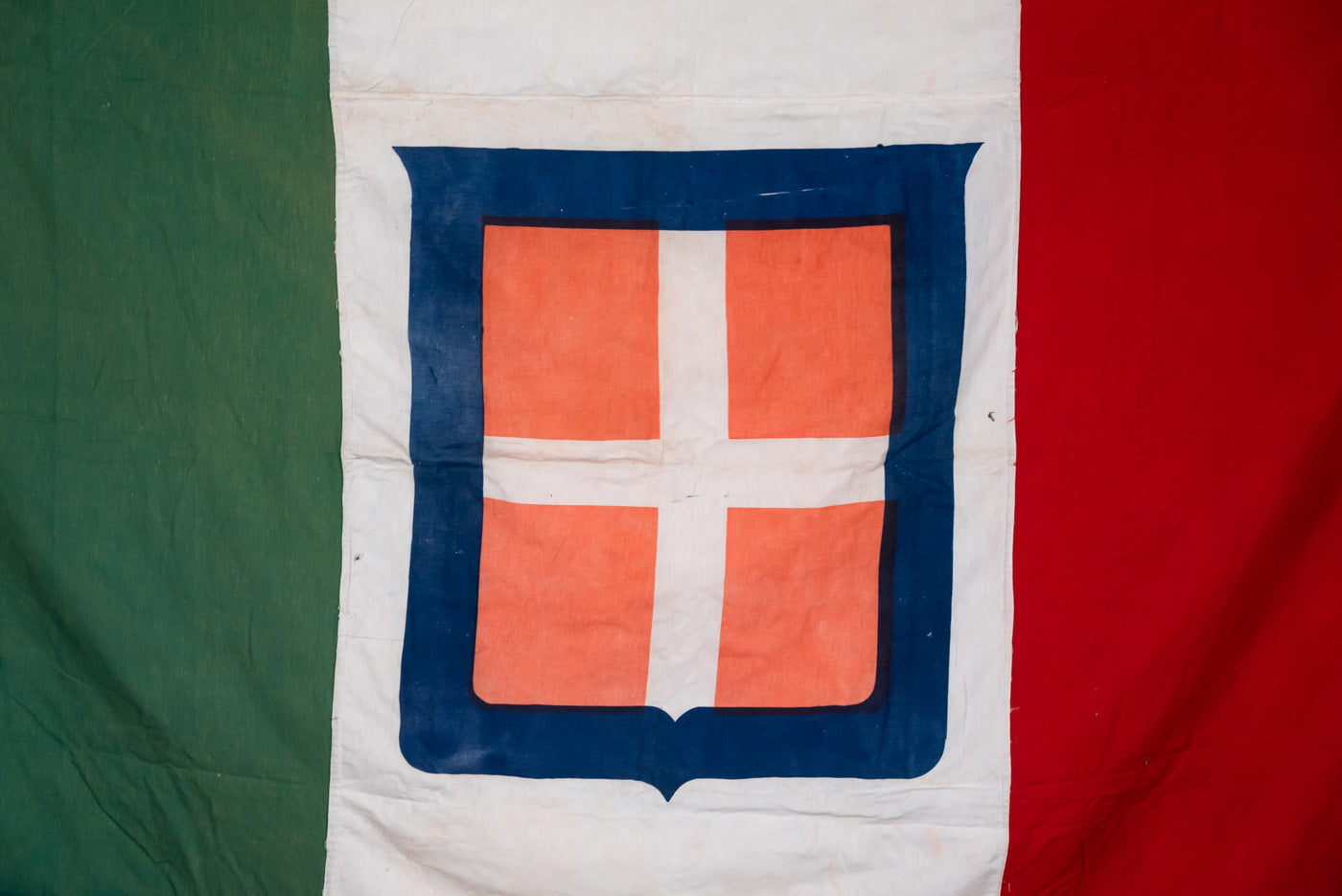 Bandiera tricolore emblema Savoia