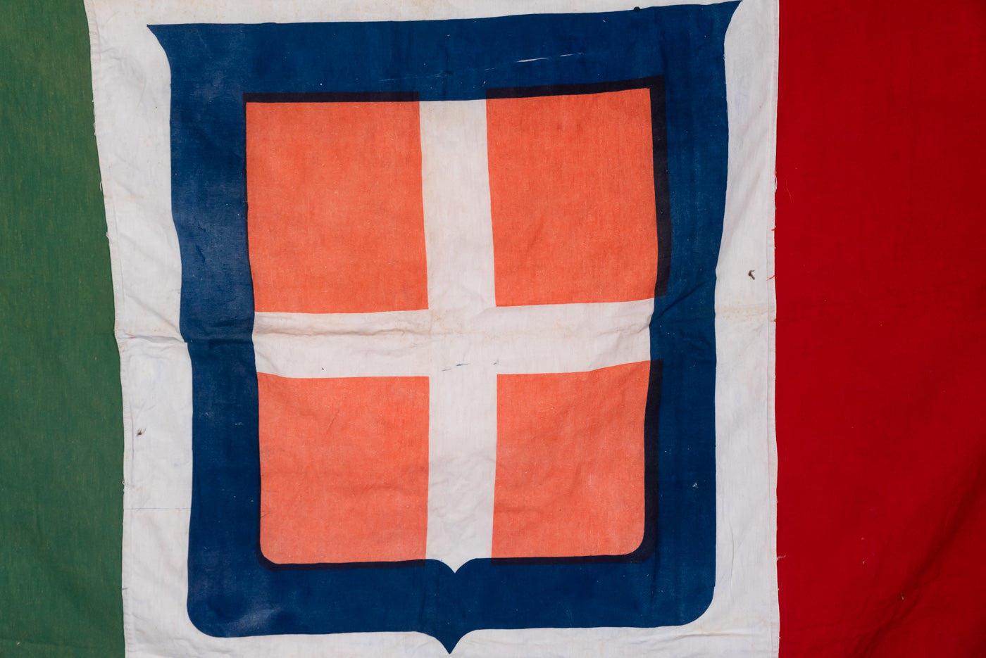 Bandiera tricolore emblema Savoia
