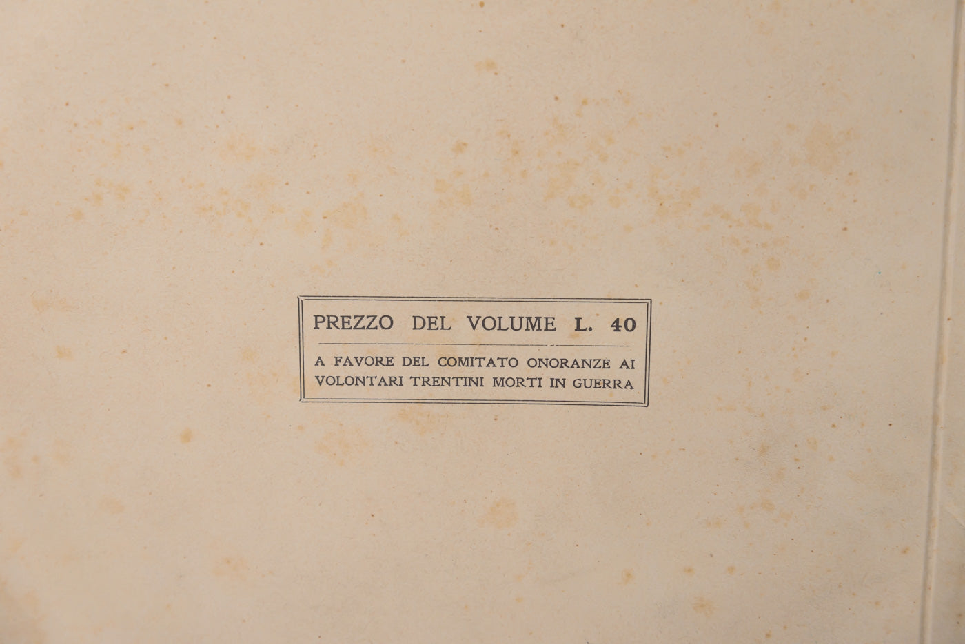 "Il martirio del Trentino" - 1921