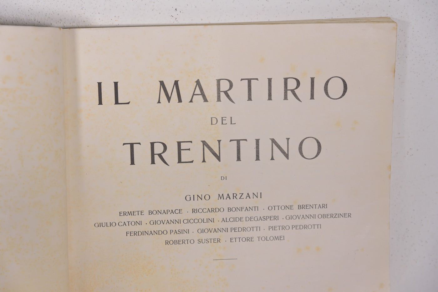 "Il martirio del Trentino" - 1921