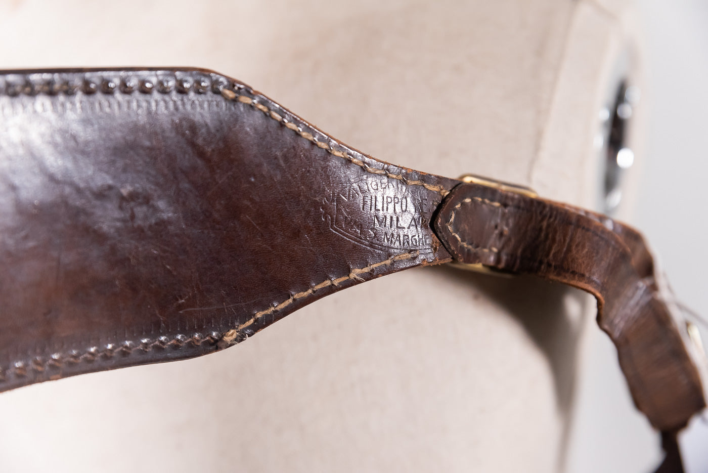 Bandoliera colpi per pistola Ufficiale REI WW1