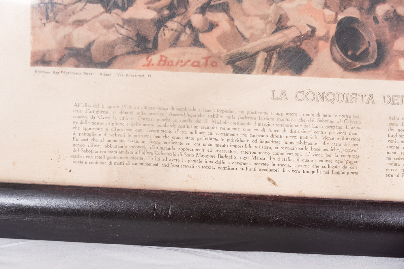 "La conquista del Sabotino" stampa
