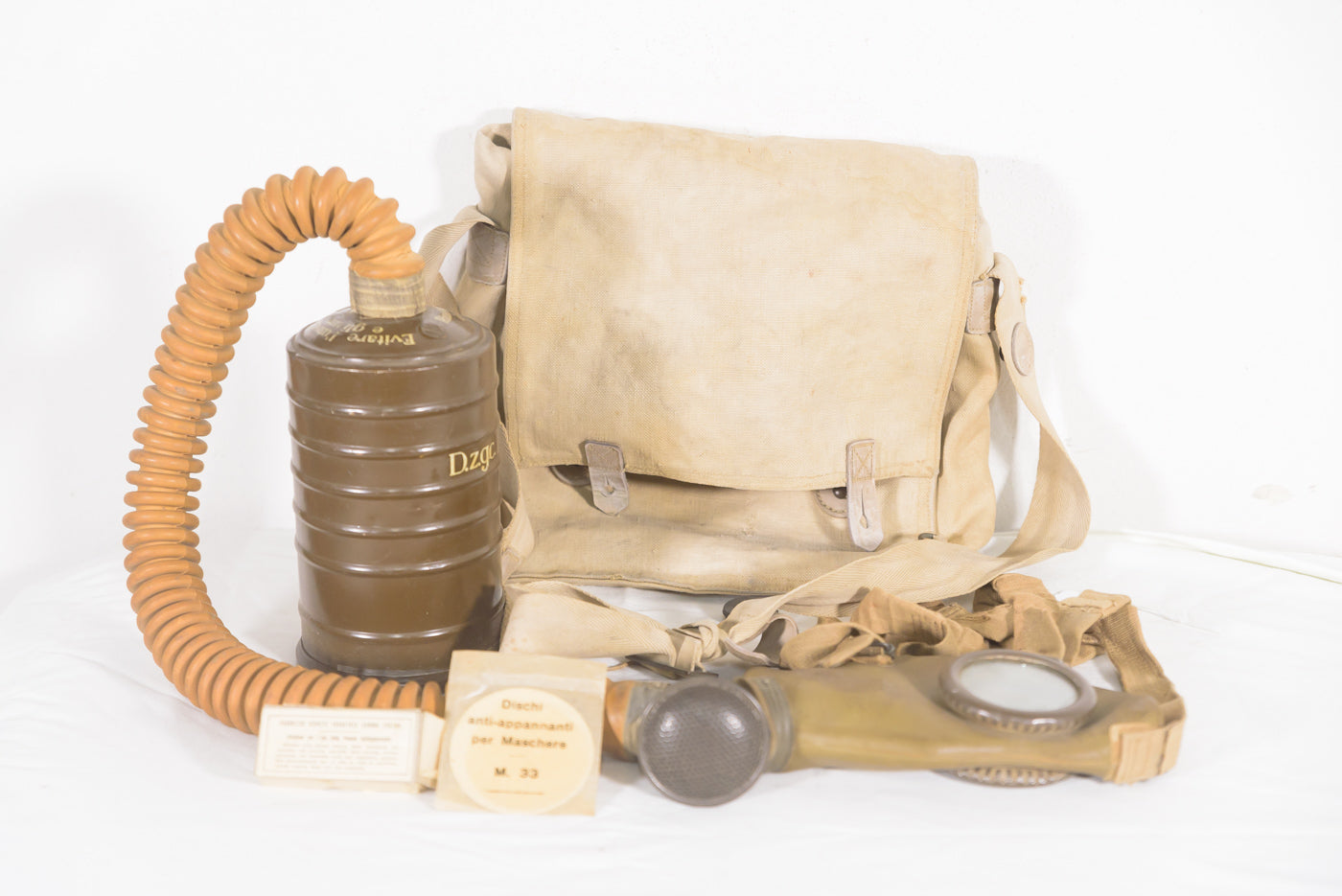Maschera antigas M.33 REI WW 2