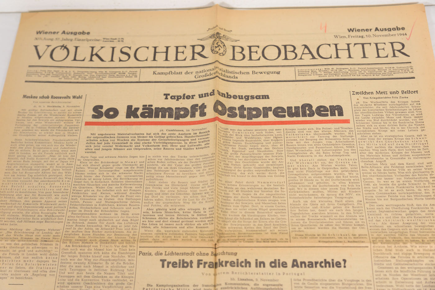 “Volkischer Beobachter” – 10/11/44