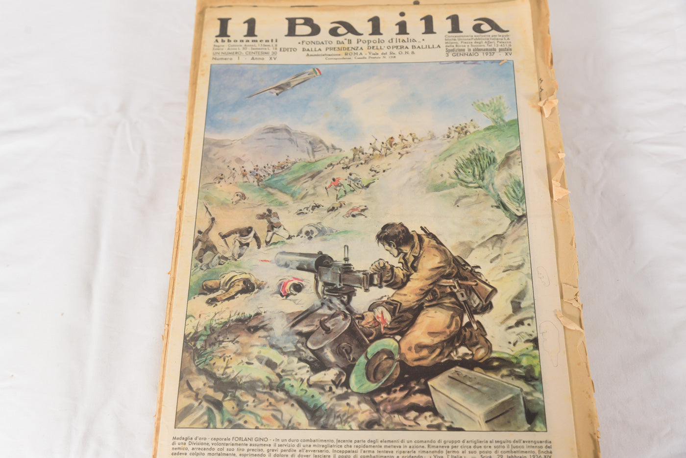 "Il Balilla" annata completa 1937