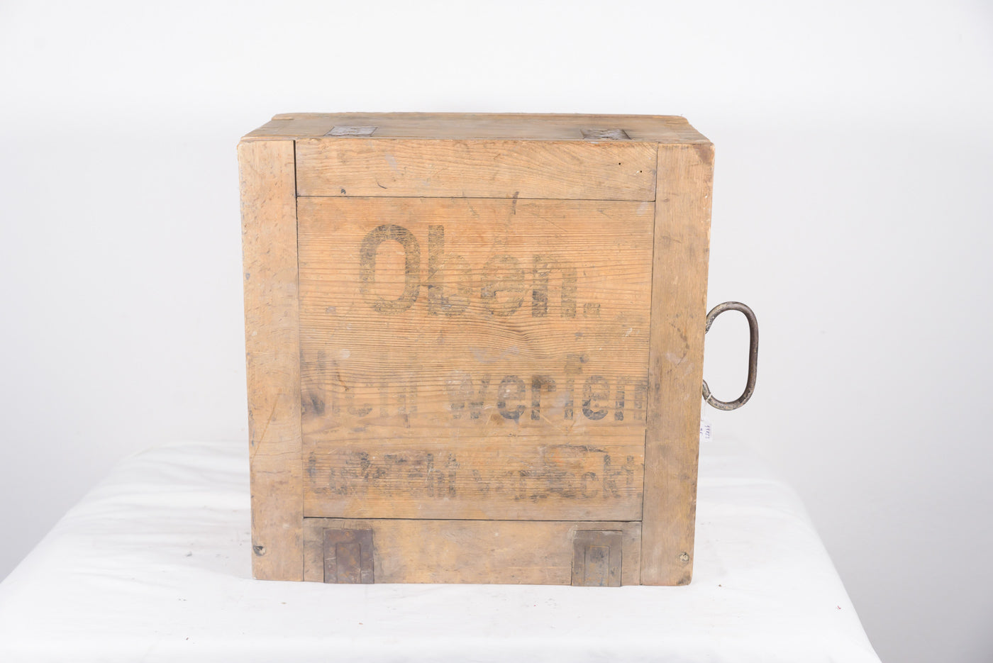 "Oben nicht werfen luftdicht verpackt" cassa in legno WH WW 2