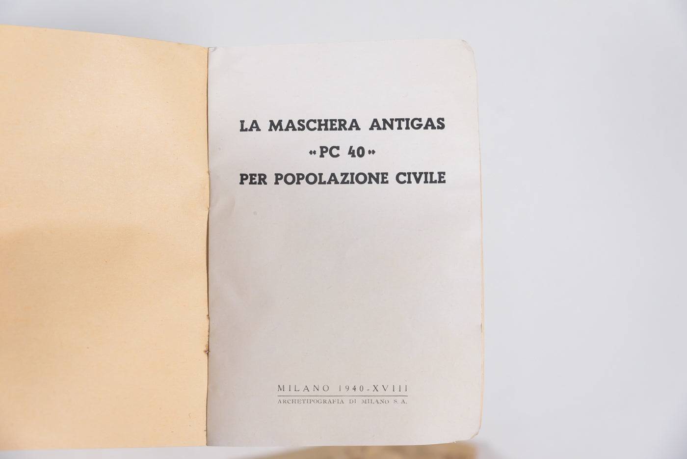Maschera antigas PC-40 WW2