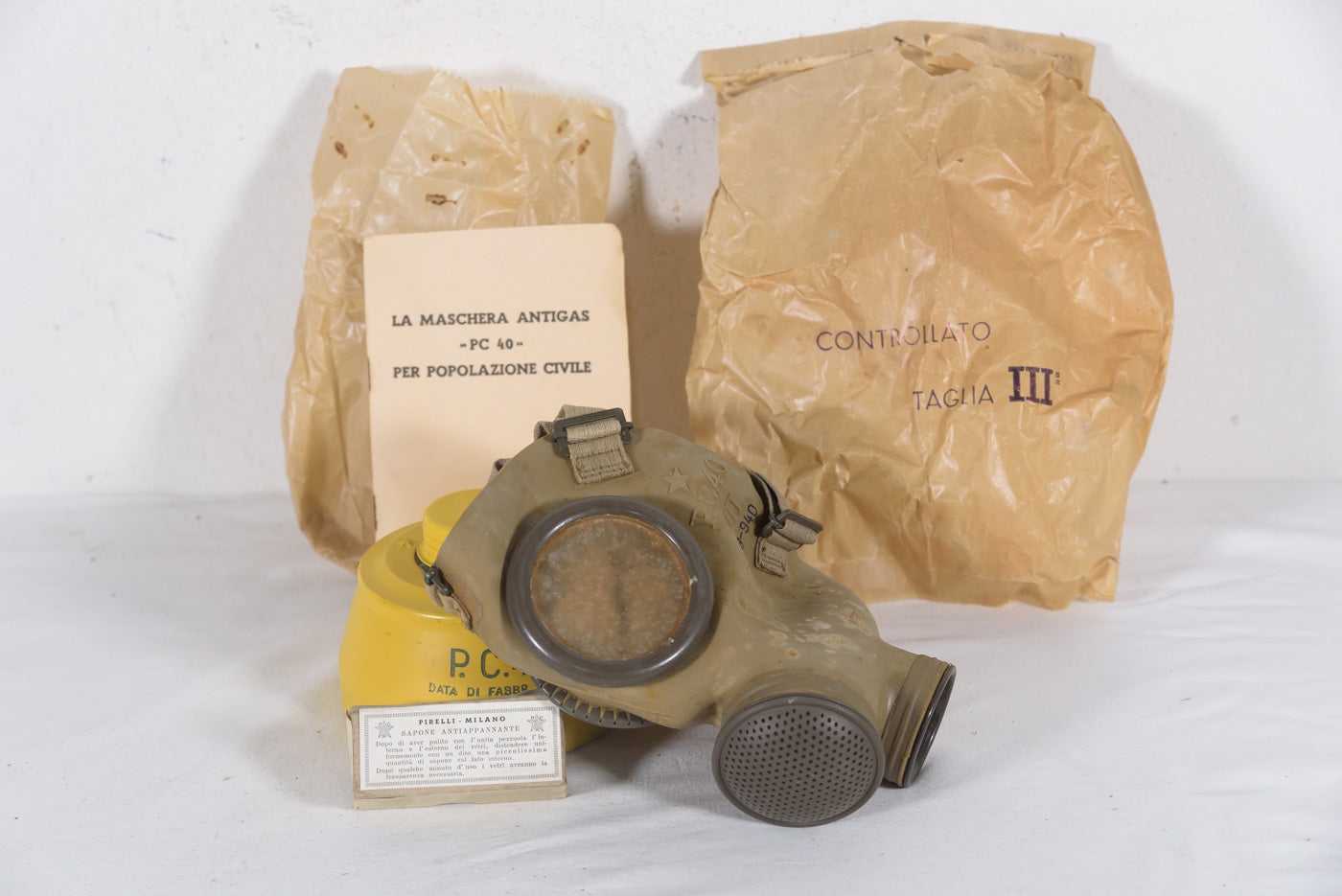 Maschera antigas PC-40 WW2