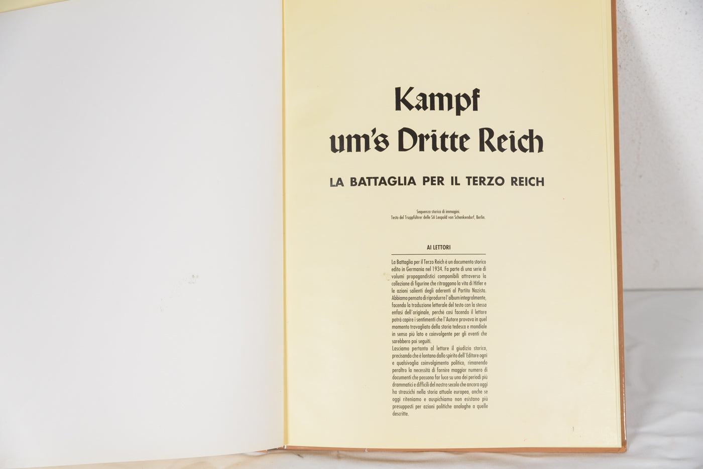 “Kampf um’s Dritte Reich” album di figurine + versione in italiano