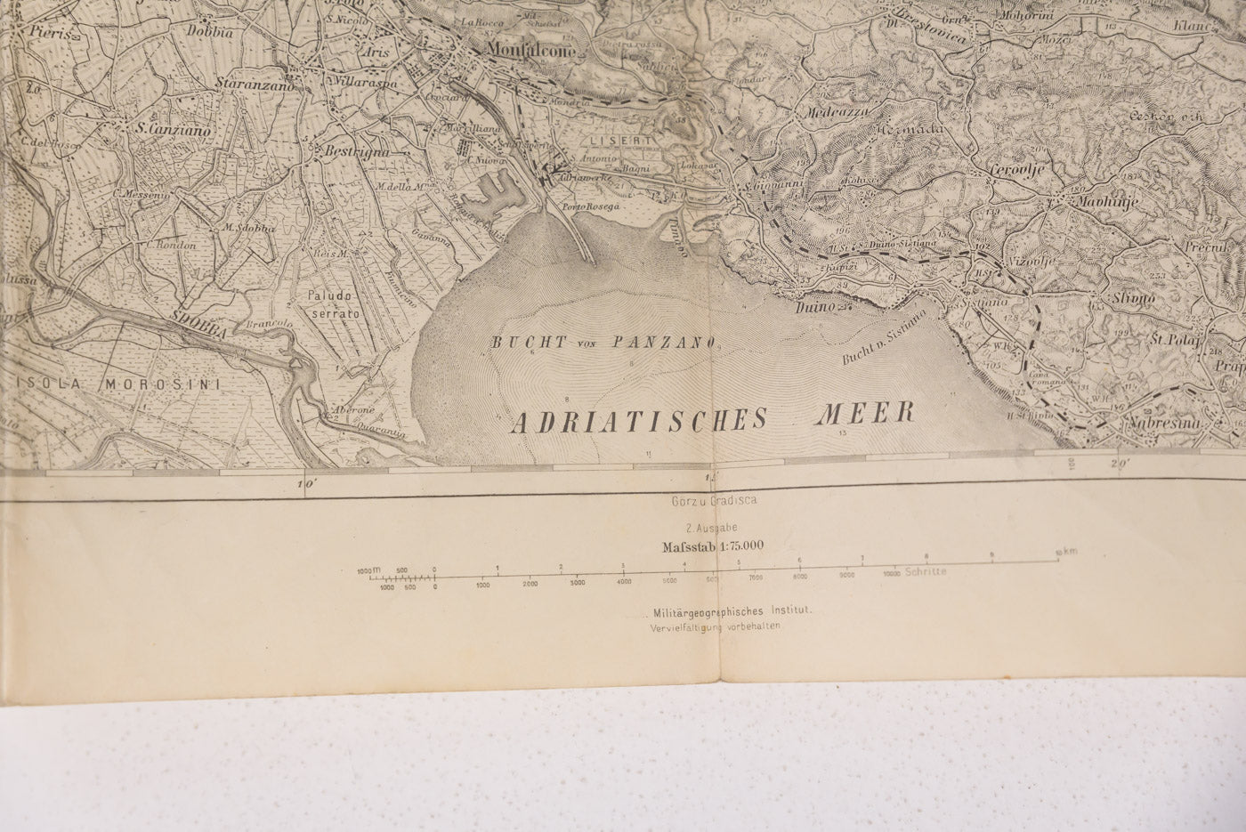 Carta Austriaca di Gorizia e Gradisca - 1894