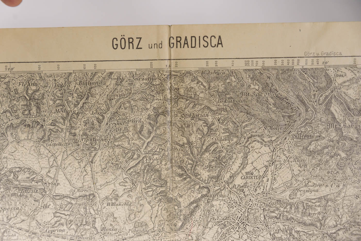 Carta Austriaca di Gorizia e Gradisca - 1894