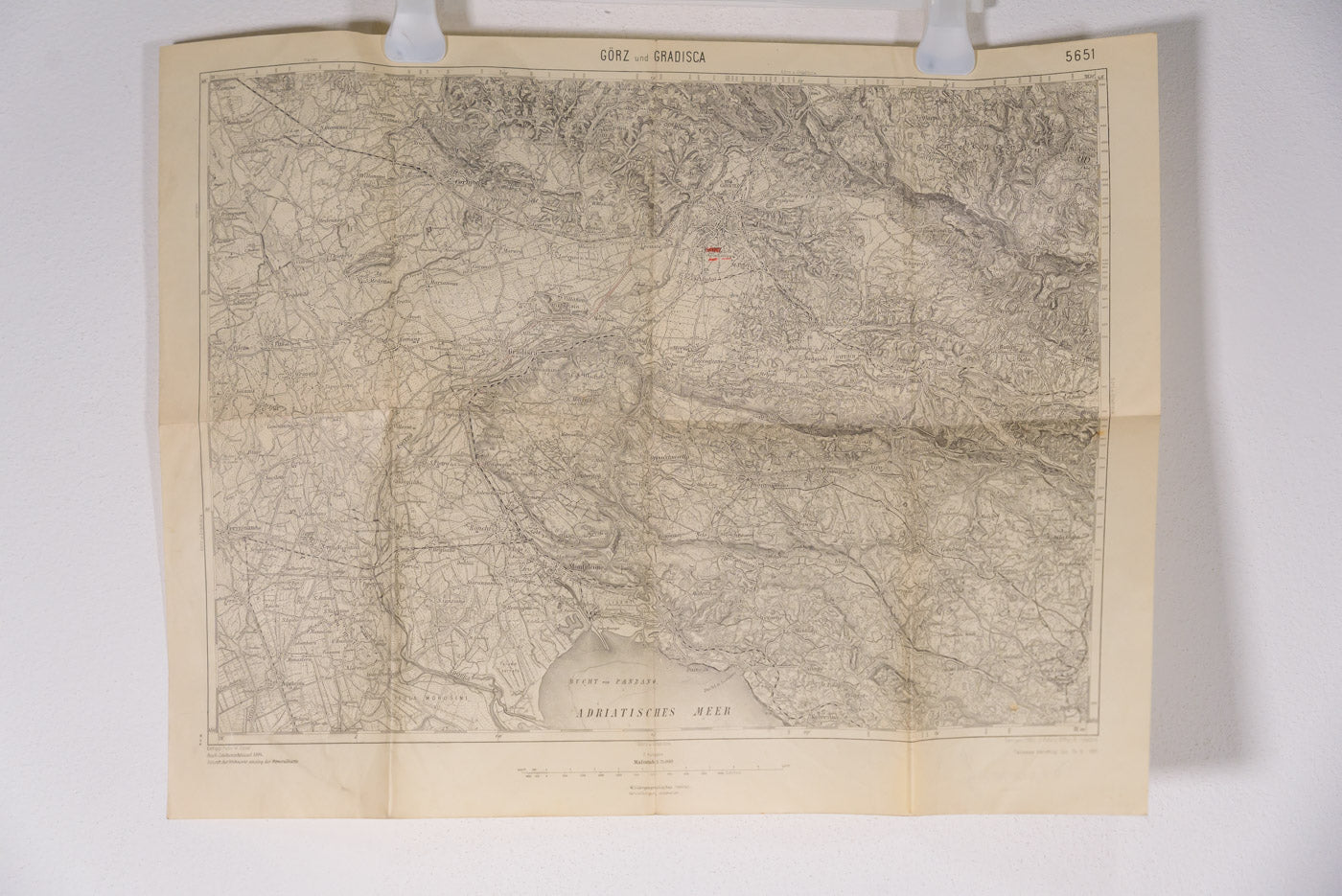 Carta Austriaca di Gorizia e Gradisca - 1894