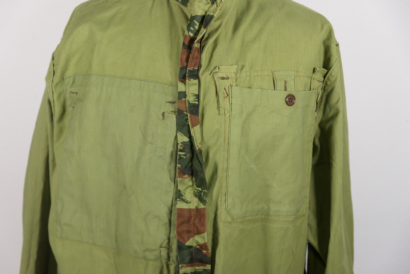 Completo Francese, giacca e pantaloni, camo "Lizard" M.47