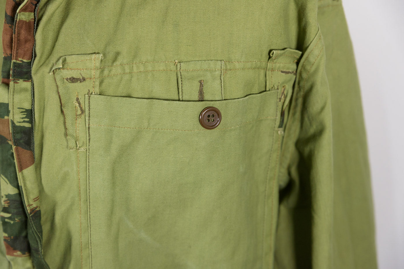 Completo Francese, giacca e pantaloni, camo "Lizard" M.47