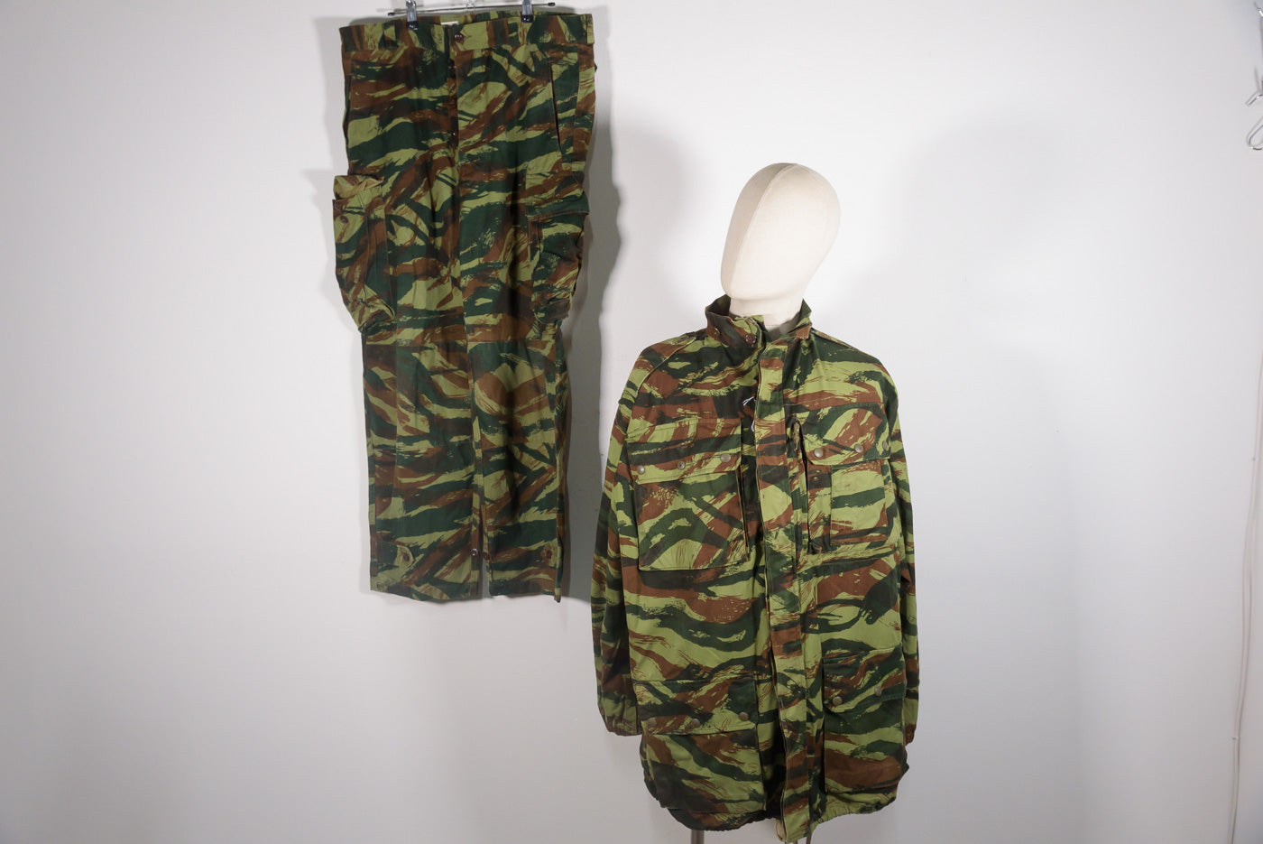 Completo Francese, giacca e pantaloni, camo "Lizard" M.47