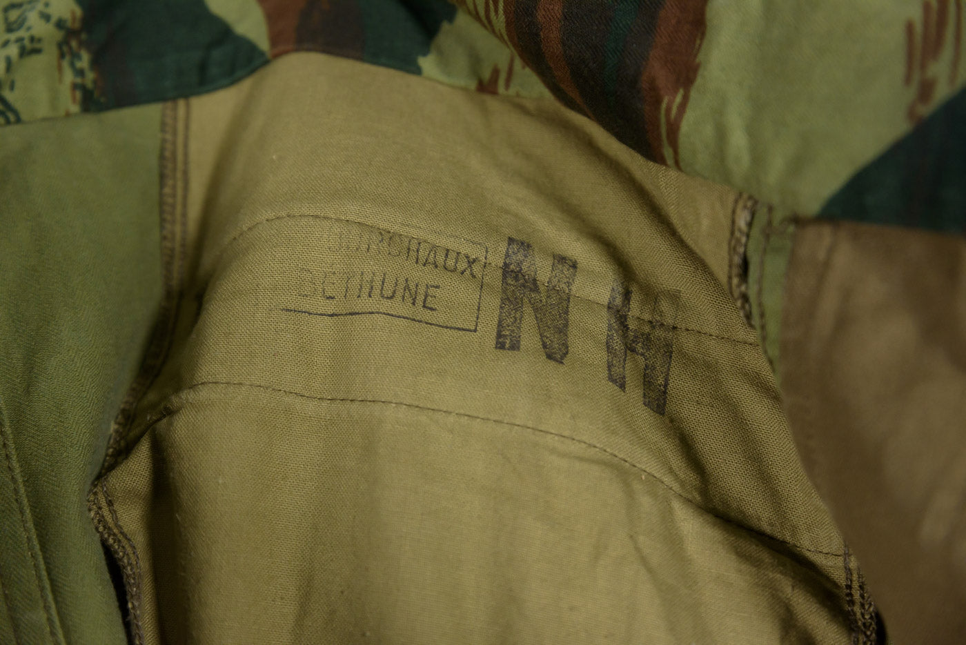 Completo Francese, giacca e pantaloni, camo "Lizard" M.47