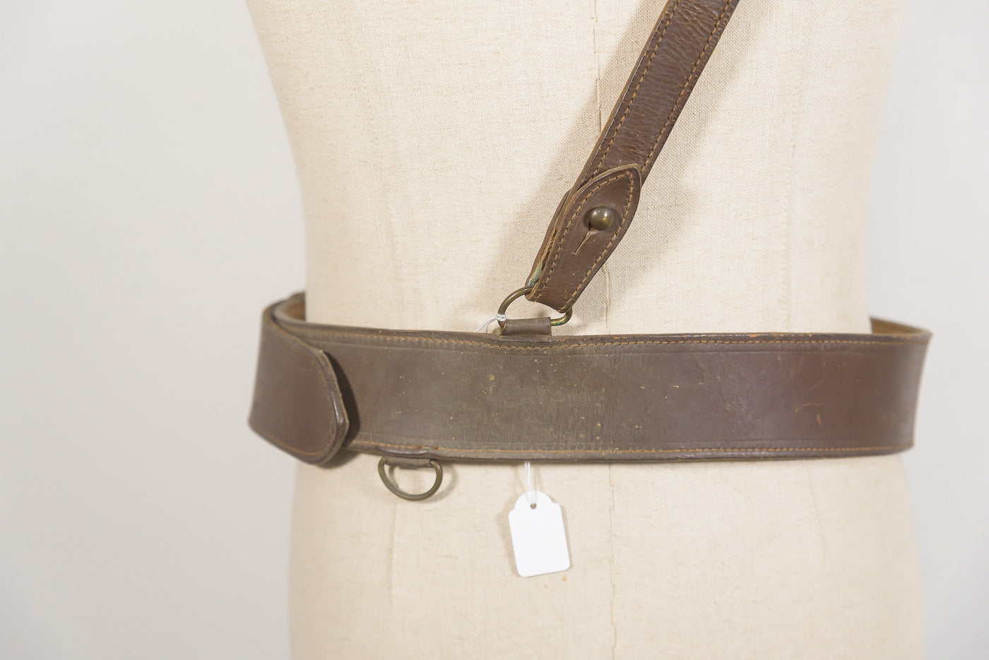 Cinturone “Sam Browne” Ufficiale REI WW2